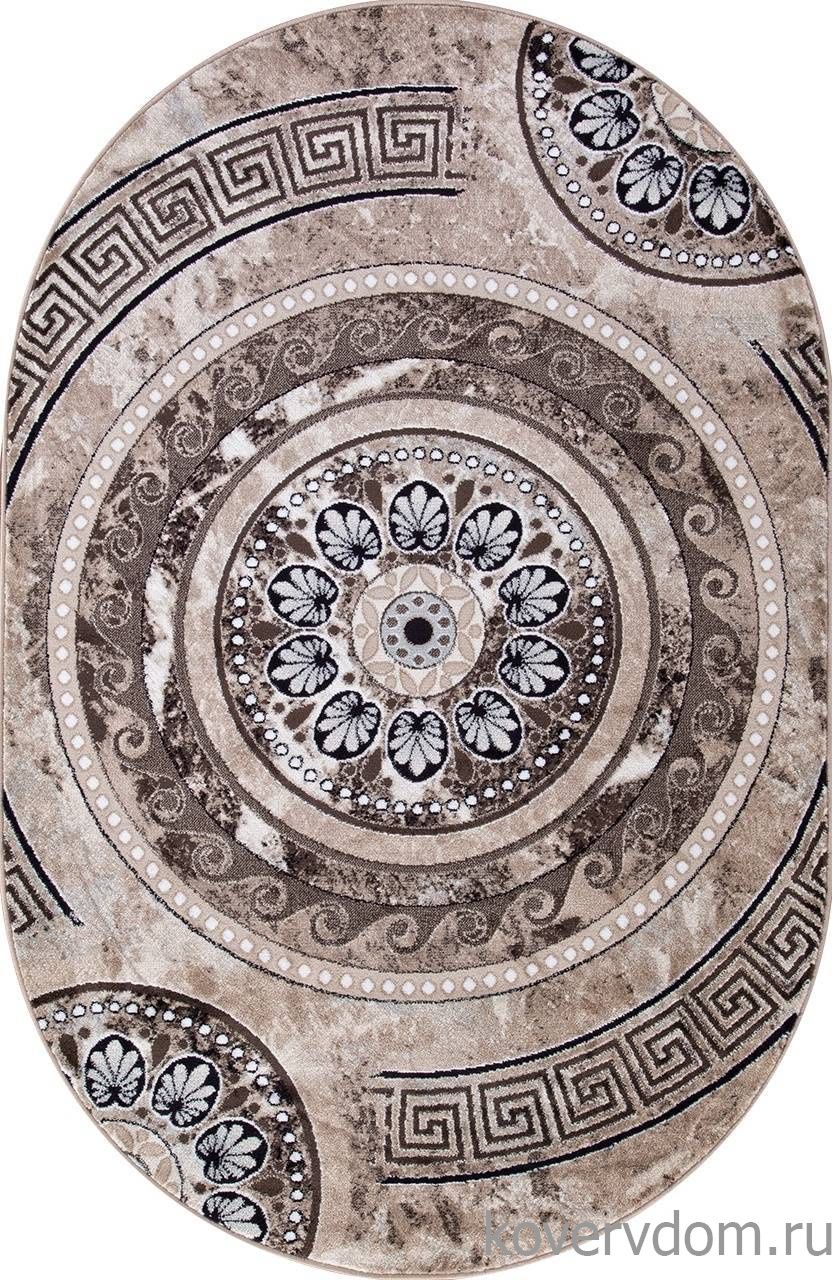 Ковер VALENCIA DELUXE d300 BROWN Овал Ковер VALENCIA DELUXE d300 BROWN Овал