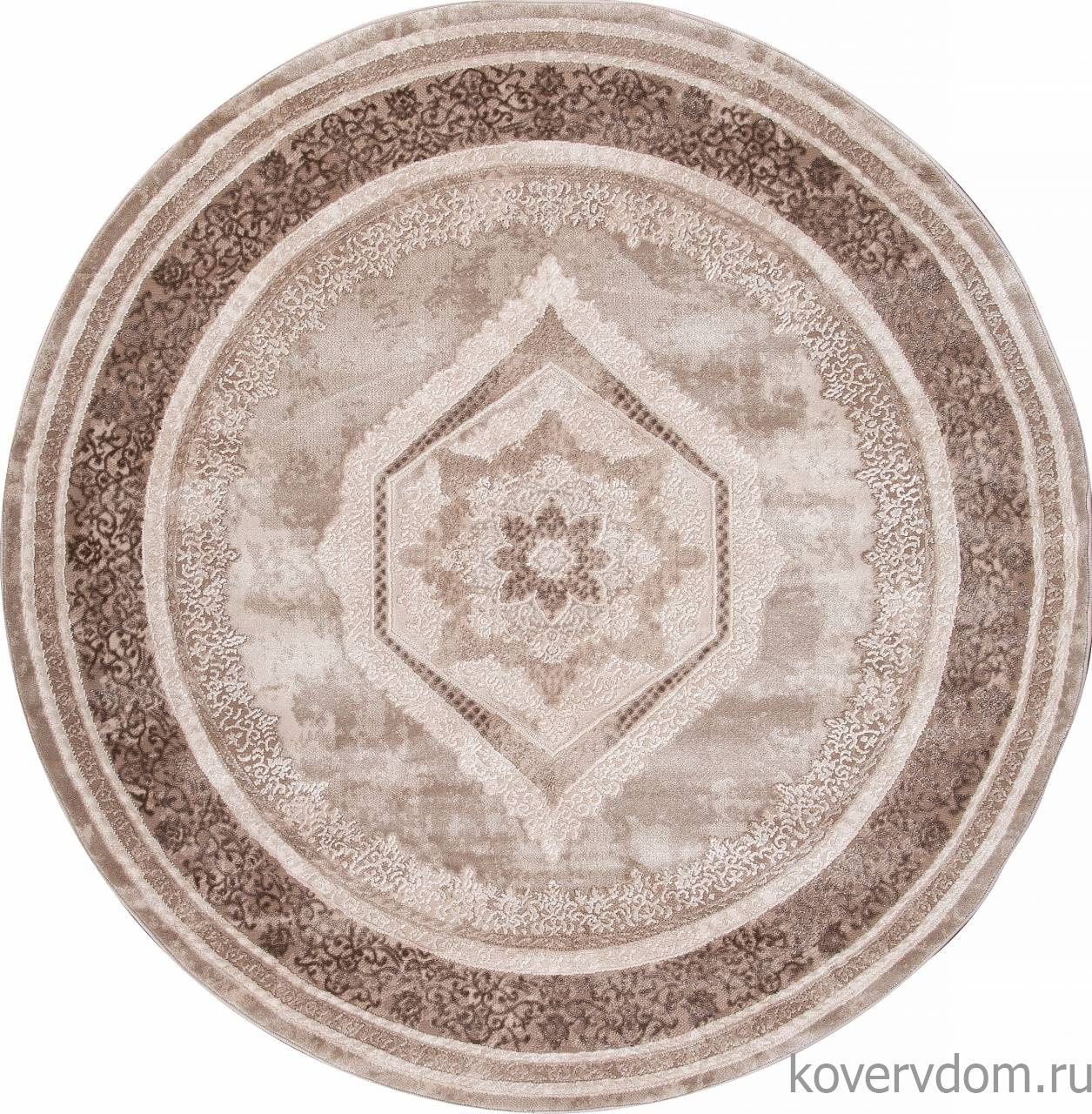 Ковер ARMINA 04037A BROWN / BROWN Круг Ковер ARMINA 04037A BROWN / BROWN Круг