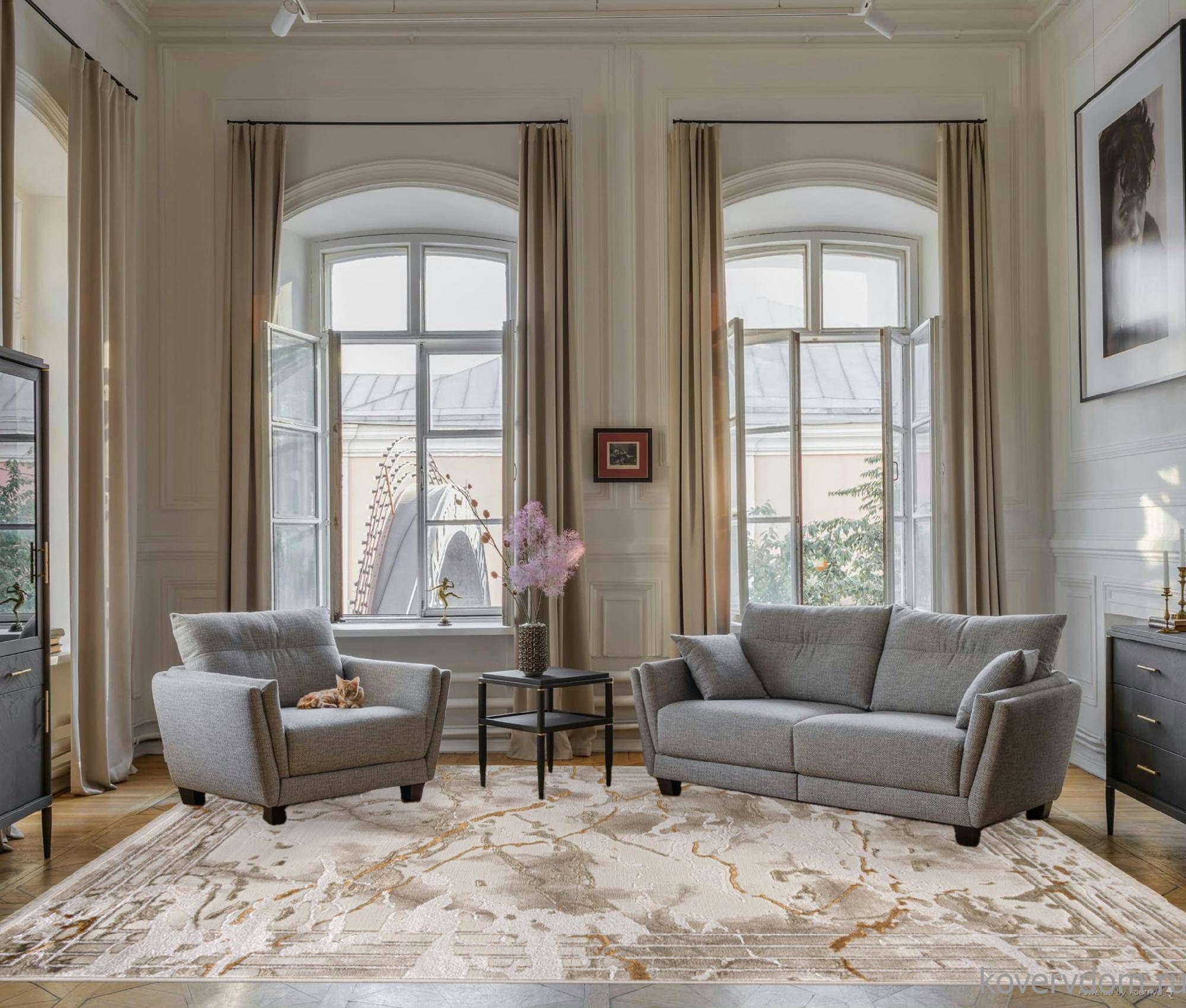 Ковер MOSSO 27243A CREAM / BEIGE Ковер MOSSO 27243A CREAM / BEIGE