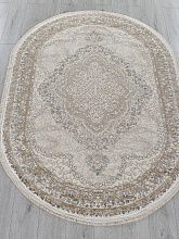 Овальный ковер MOSSO 27226A BEIGE / NAVY Овал