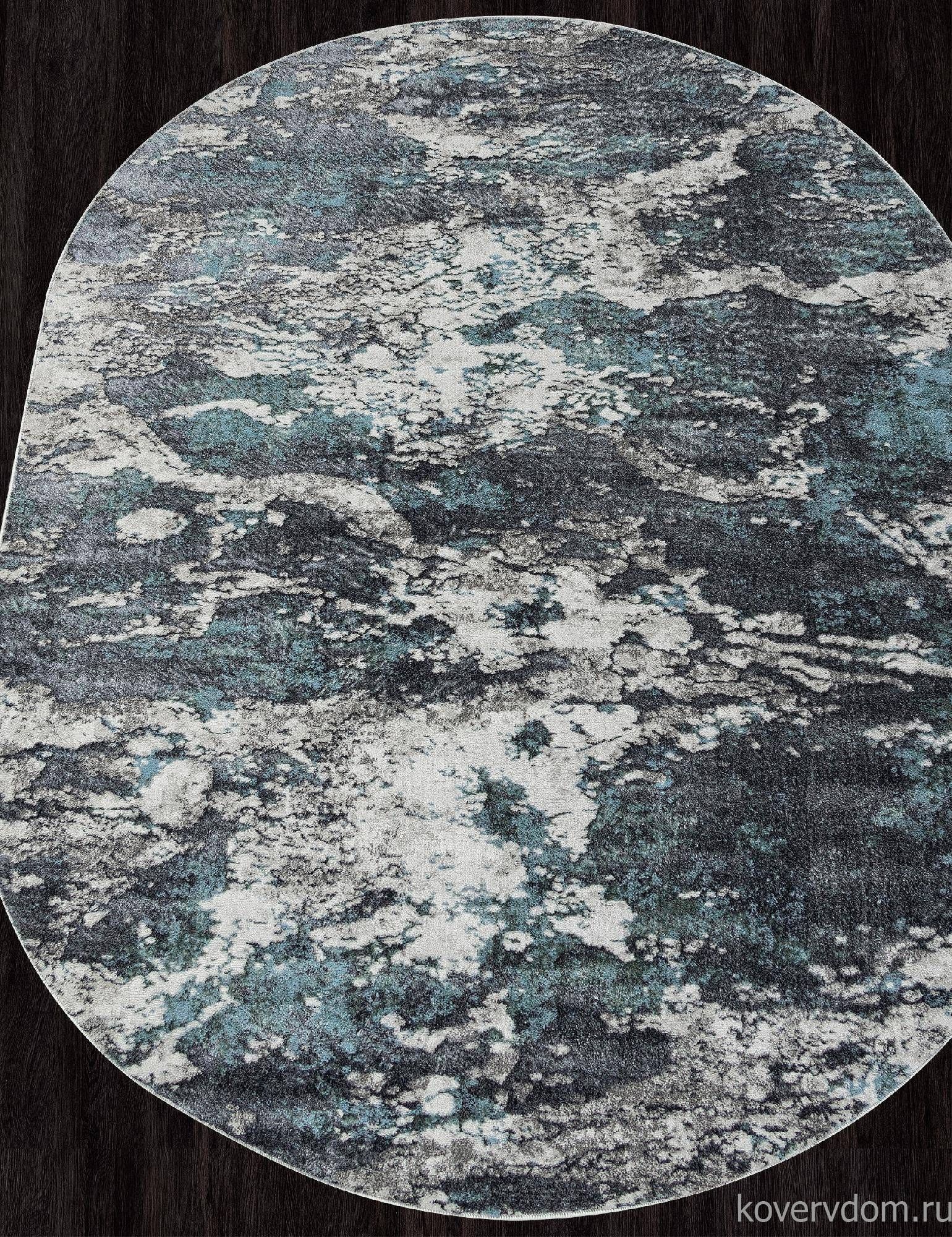 Ковер SAFARI 02463H BLUE / GREY Овал