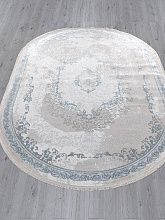 Прямоугольный ковер EFSAN L278A CREAM SHRINK / BLUE FDY Овал