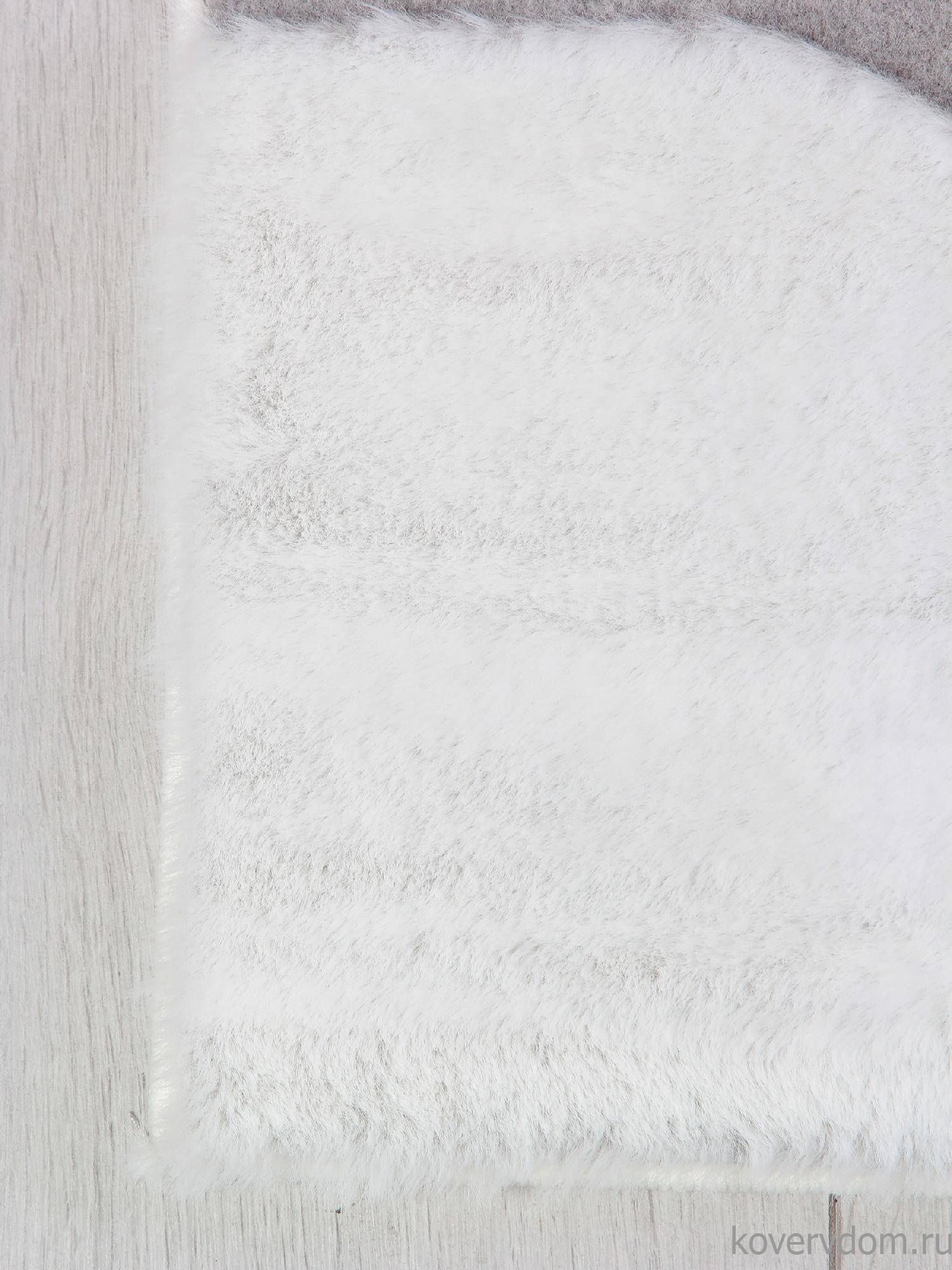 Ковер из искусственного меха RABBIT CARVING PX4001 CREAM / GREY