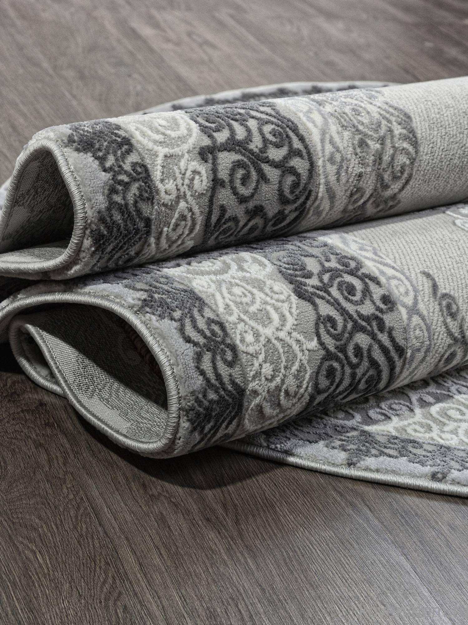 Ковер NENSI GL074G GREY / GREY Овал