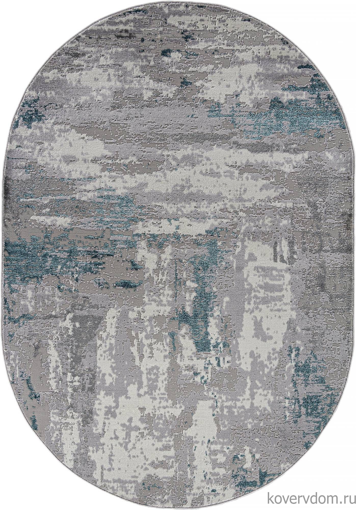 Ковер PALERMO F279 GRAY Овал