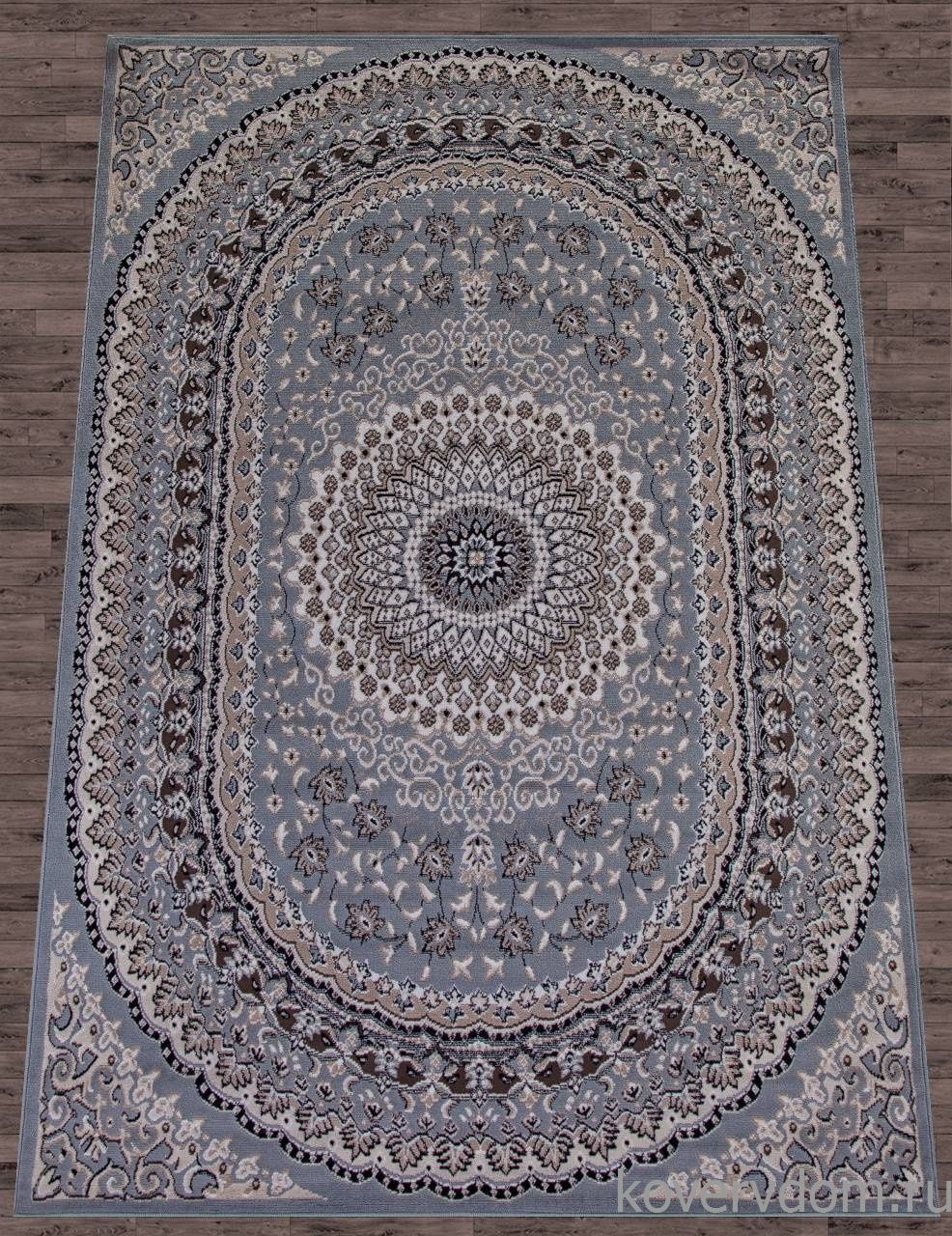 Ковер SIERRA D504 BLUE-BROWN