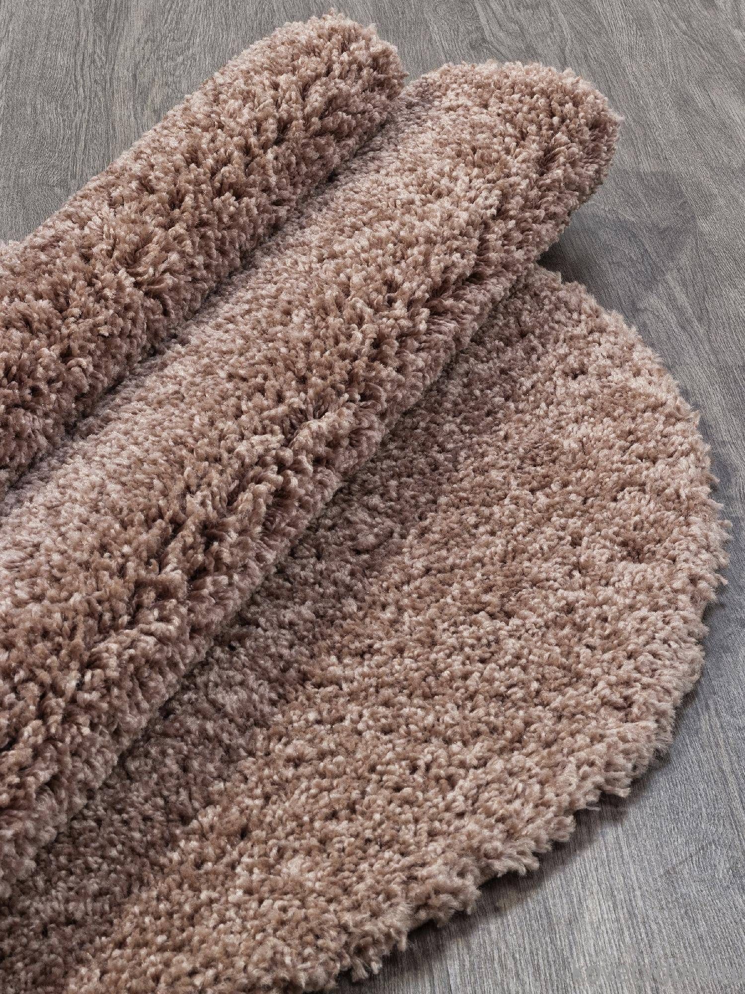 Ковер SHAGGY TREND L001 LIGHT BROWN Круг Ковер SHAGGY TREND L001 LIGHT BROWN Круг