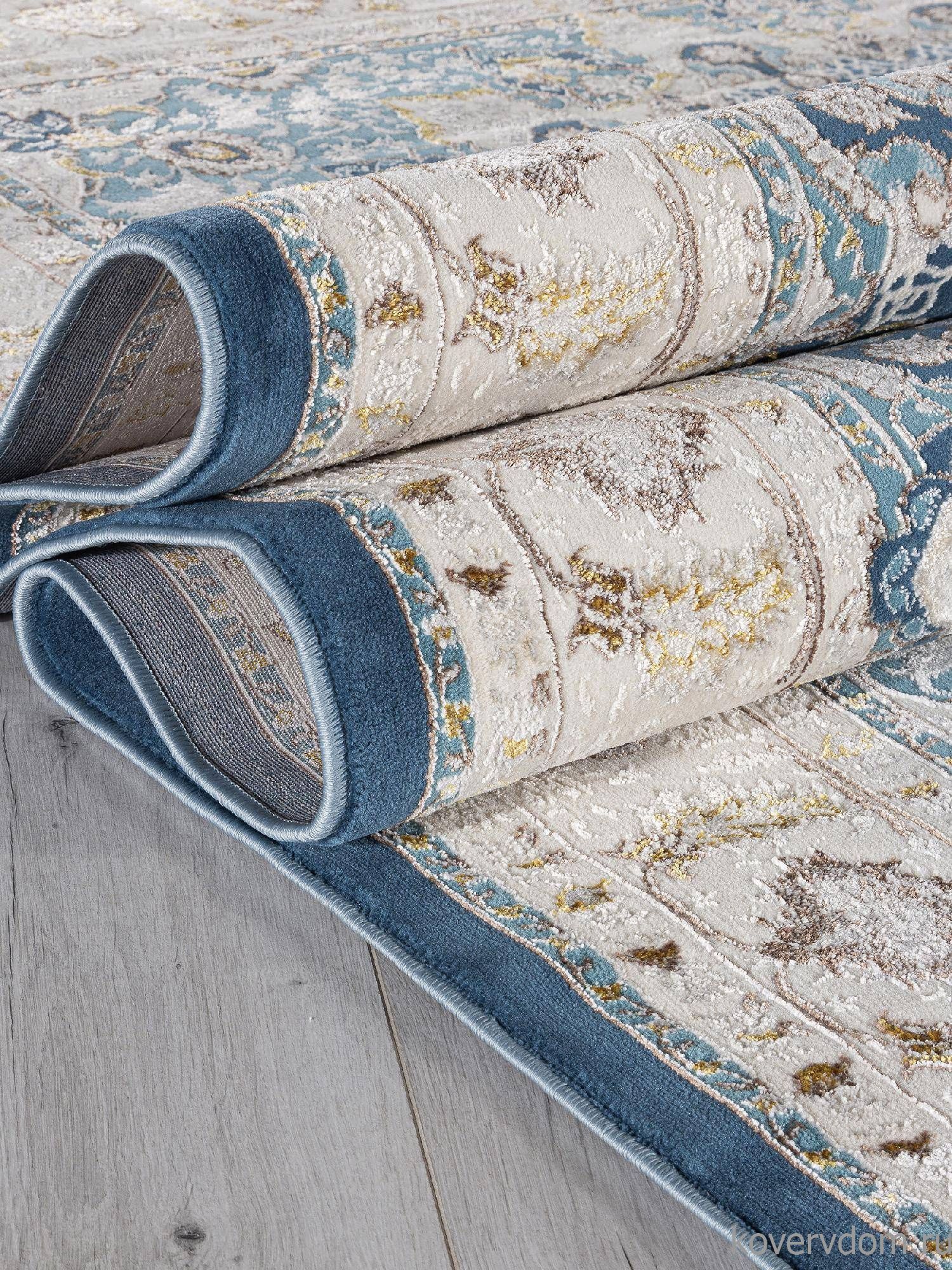 Ковер DELINA A050B D.BLUE / CREAM Ковер DELINA A050B D.BLUE / CREAM