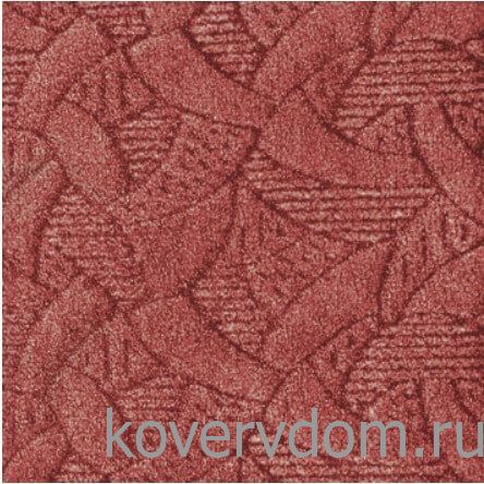Однотонный ковер-палас POSEYDON 380 красно-сиреневый