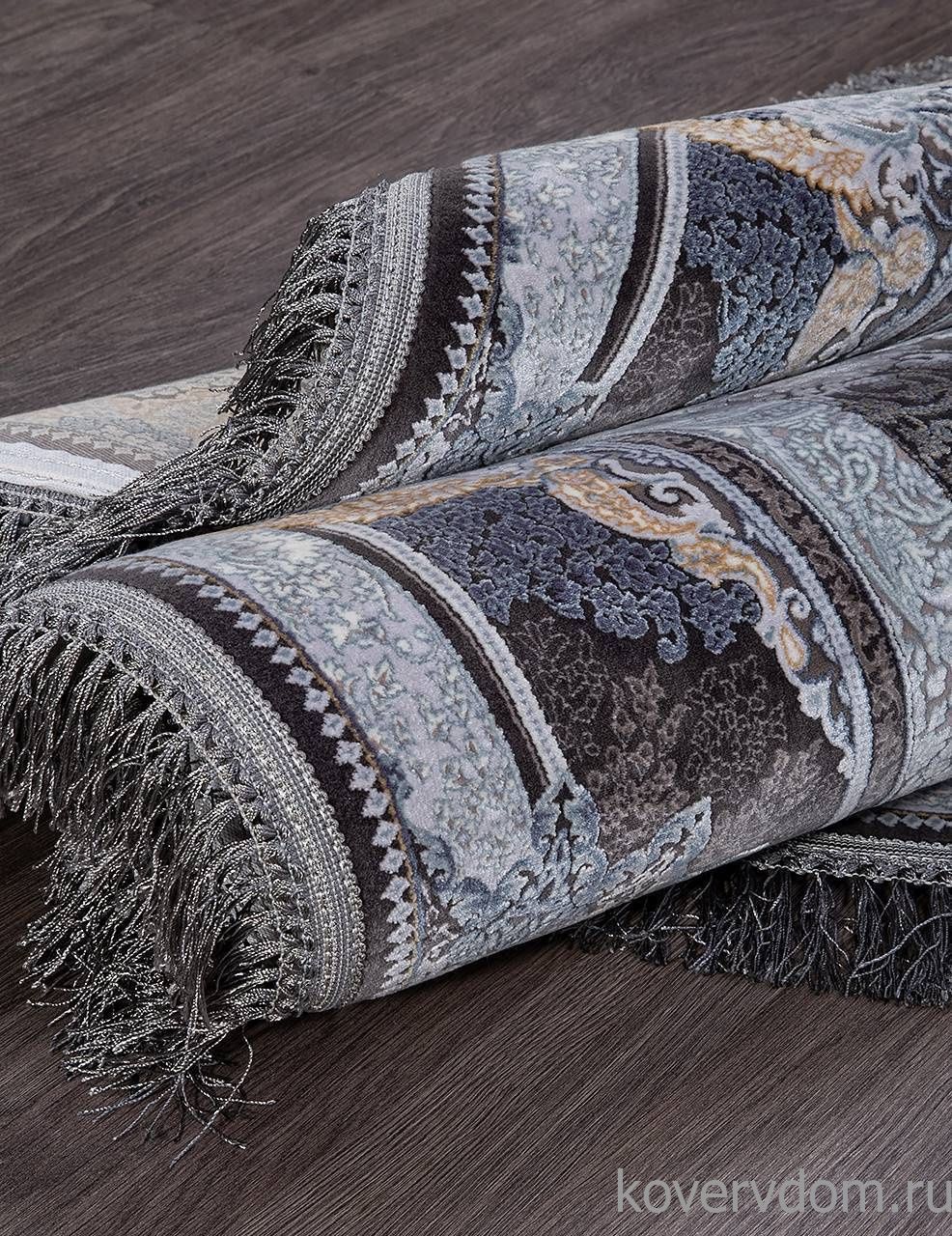 Ковер FARSI 1200 266 DARK GRAY Круг