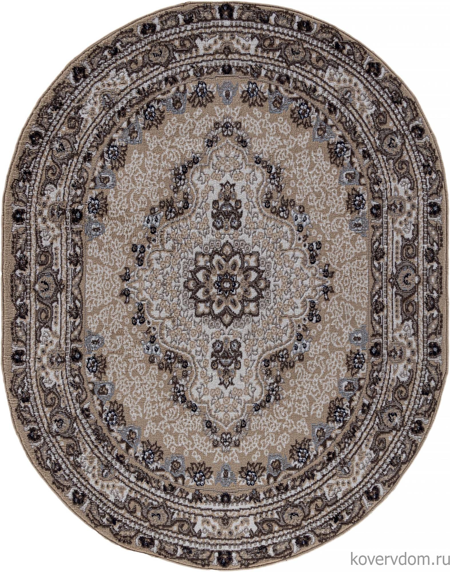 Ковер PRAGA 06020A TOZ GRI / TOZ GRI Овал