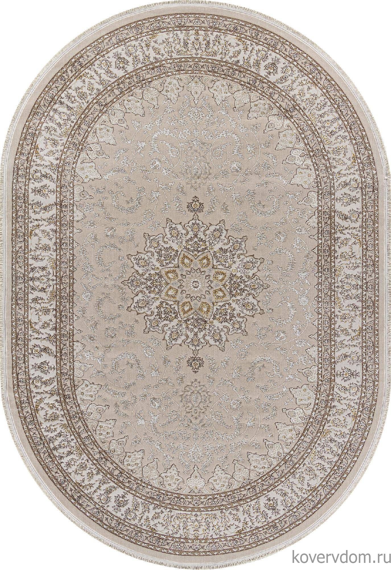 Ковер DELINA M108A BEIGE / CREAM Овал Ковер DELINA M108A BEIGE / CREAM Овал
