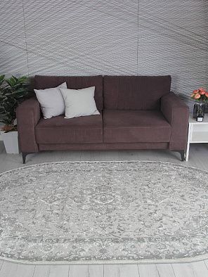 Ковер ARMINA GA075G GREY / GREY Овал
