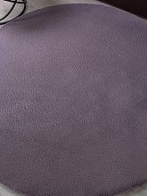 Круглый ковер длинноворсовый RABBIT LUXE PX2001 GRAY Круг