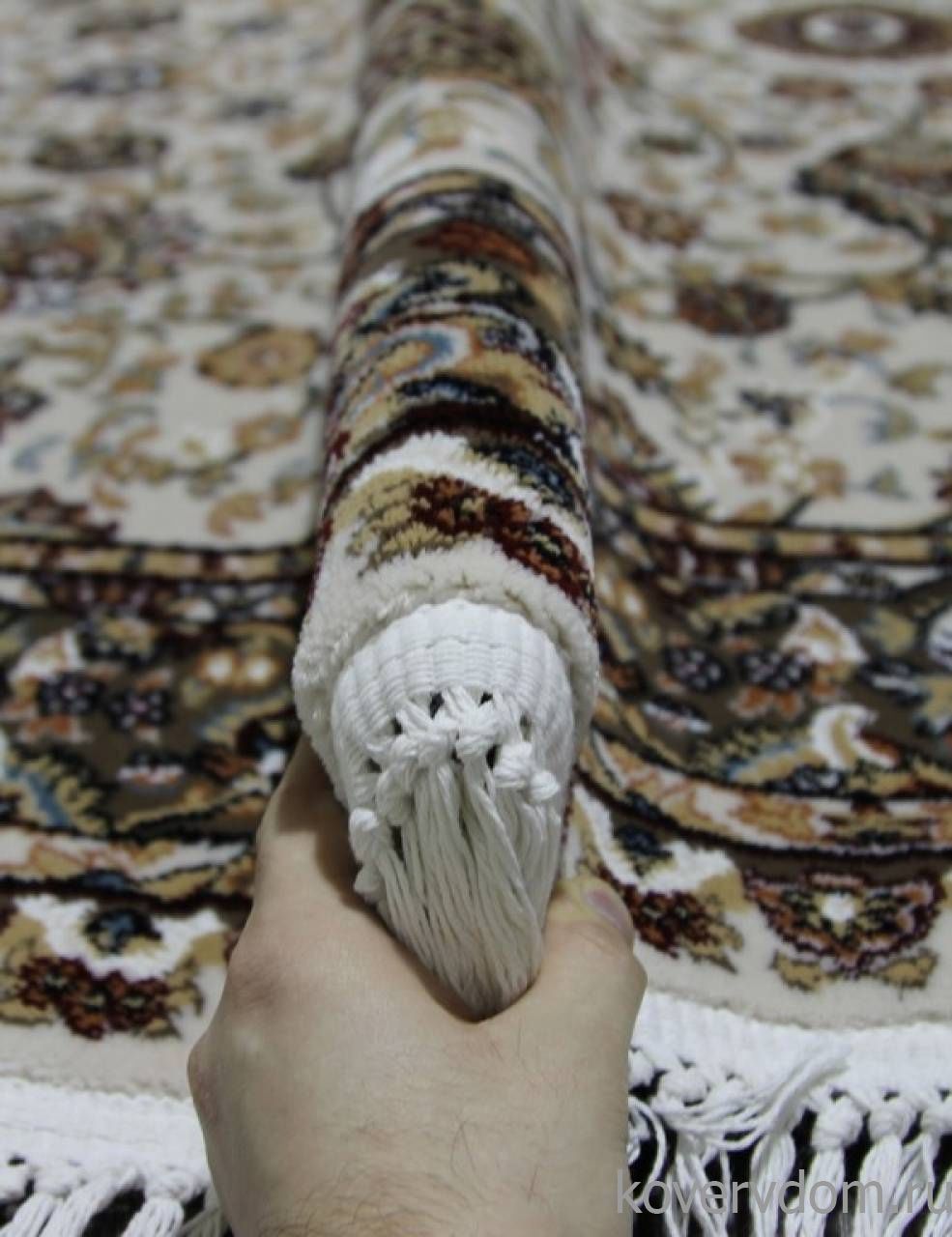 Ковер SHAHREZA d203 CREAM-BROWN Овал Ковер SHAHREZA d203 CREAM-BROWN Овал