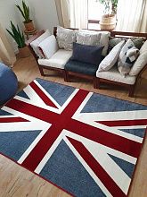 Яркий ковер Британский флаг JEANS COLOR