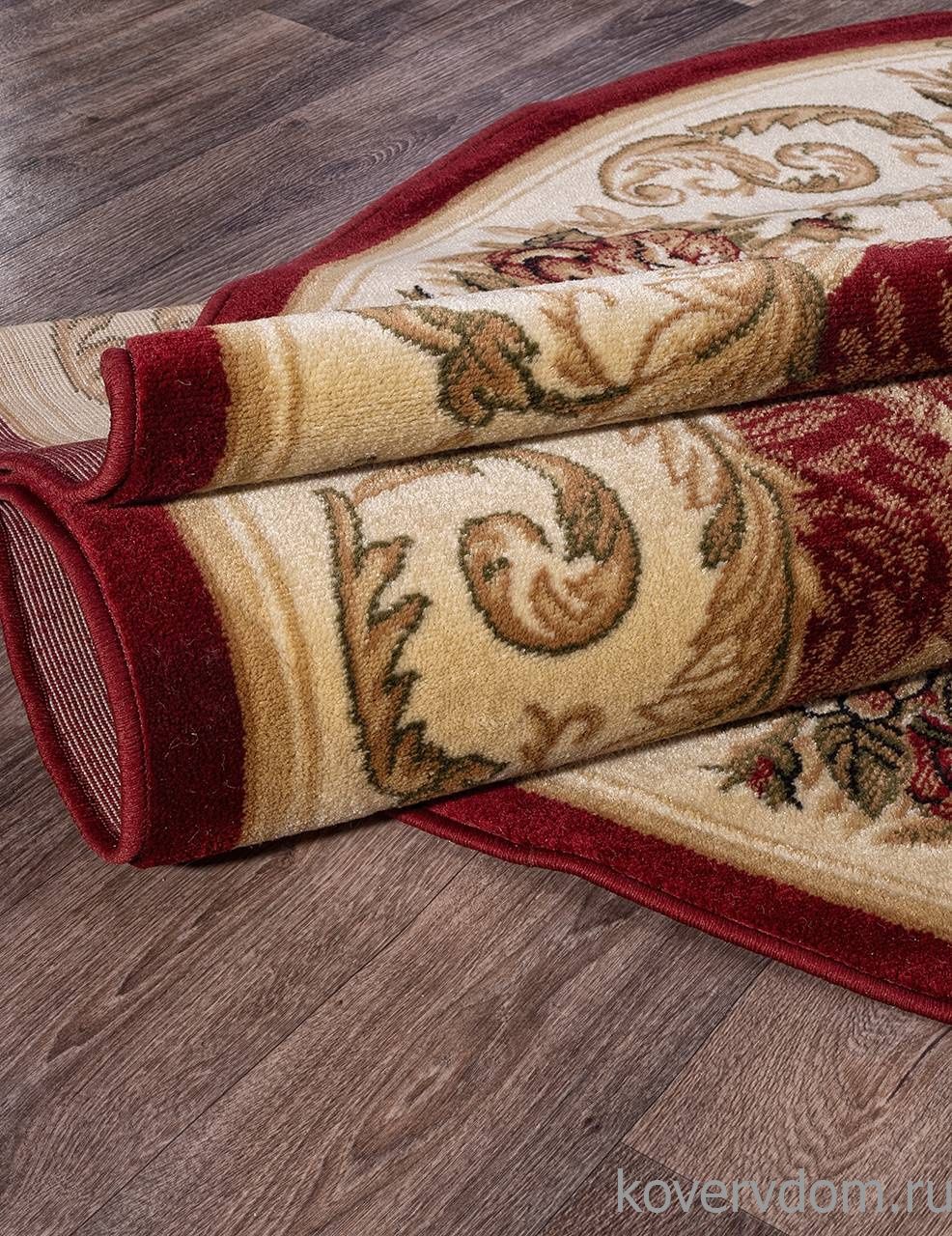 Ковер OLYMPOS D468 RED Овал