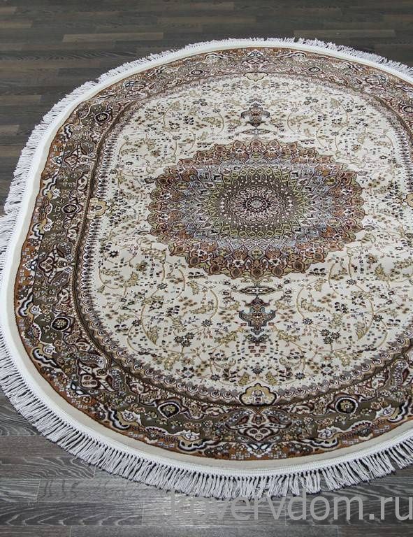 Ковер SHAHREZA d205 CREAM-BROWN Овал