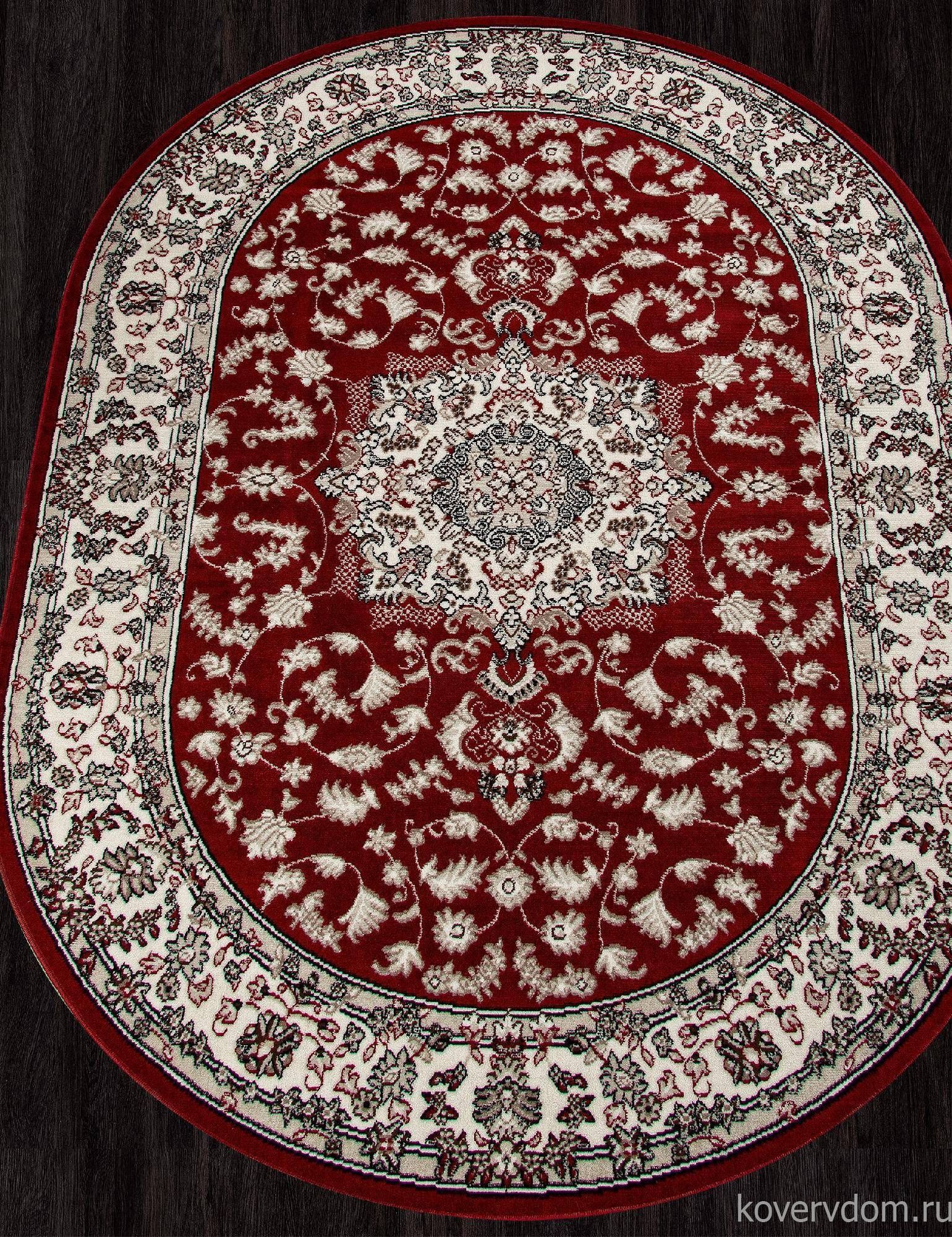 Ковер GAVANA D412 RED Овал