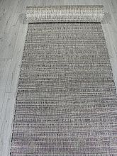 Пушистый круглый ковровая Дорожка KAIR S146 DARK GRAY