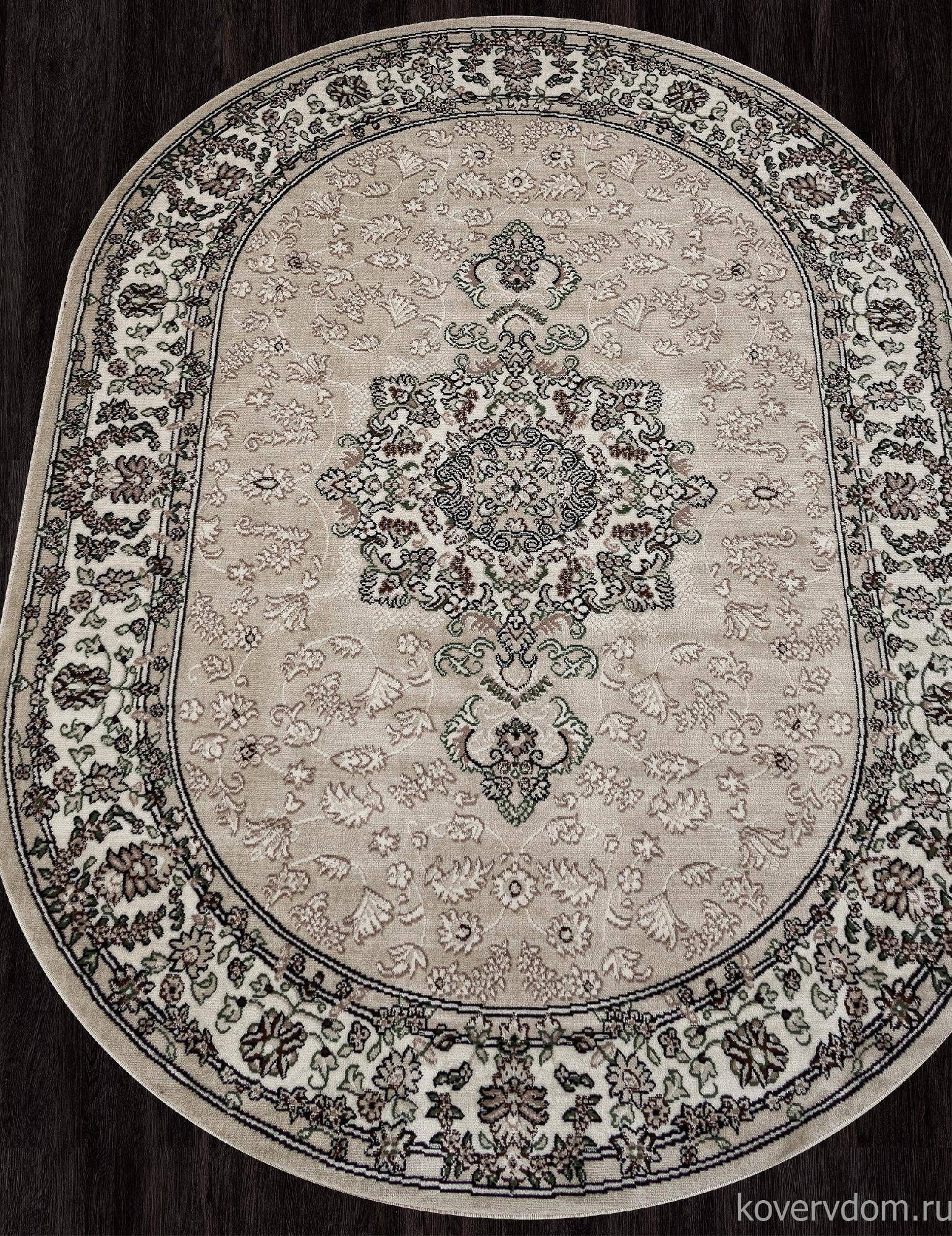 Ковер GAVANA-A D412 BEIGE Овал