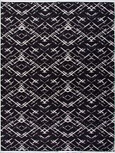 Ковер безворсовый килим двухсторонний NUN KILIM NUN11 BLACK