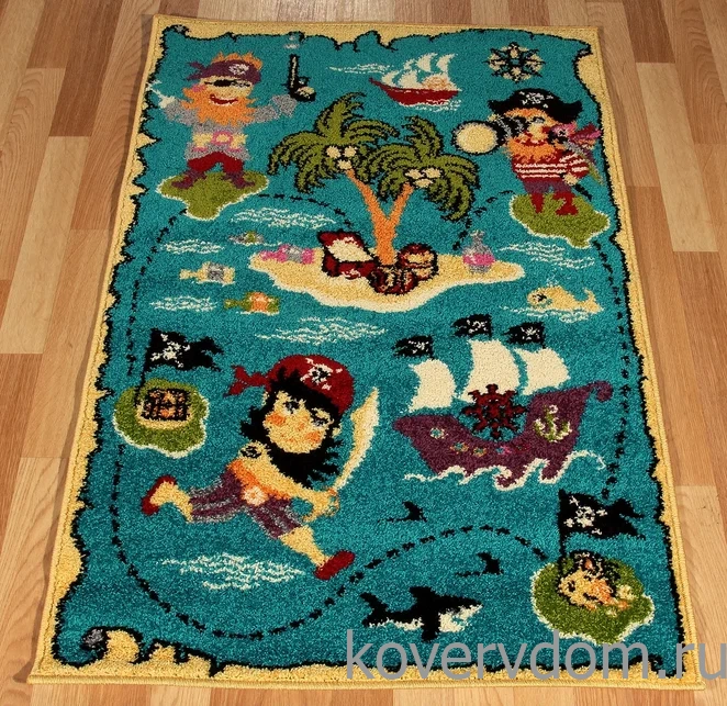 Ковер детский FUNKY PIR turquoise Ковер детский FUNKY PIR turquoise