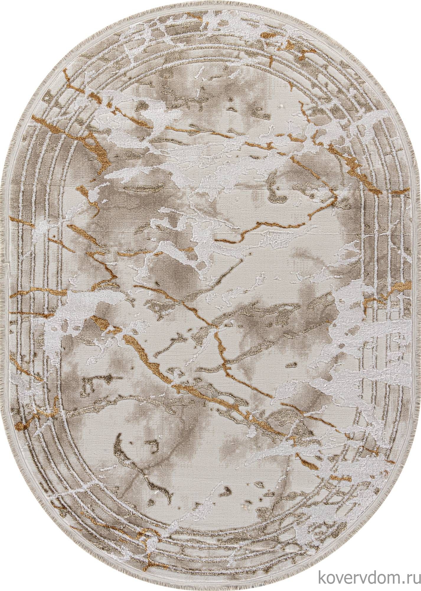Ковер MOSSO 27243A CREAM / BEIGE Овал