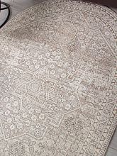 Ковер из Турции бежевый NOVA 04293A BEIGE FDY / CREAM HB Овал