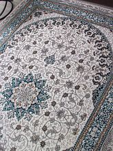 Ковер с бахромой HALIF F639 GREEN-BLUE