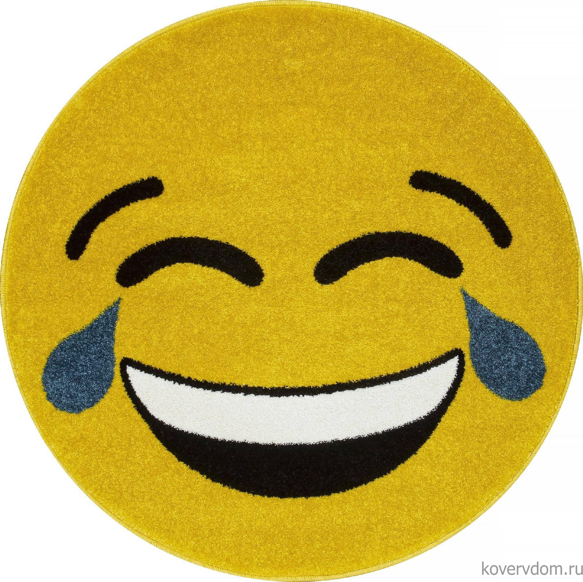 Ковер SMILE NC12 YELLOW Круг Ковер SMILE NC12 YELLOW Круг