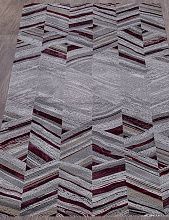 Ковер белый GRAND 33377 950 GREY / PURPLE