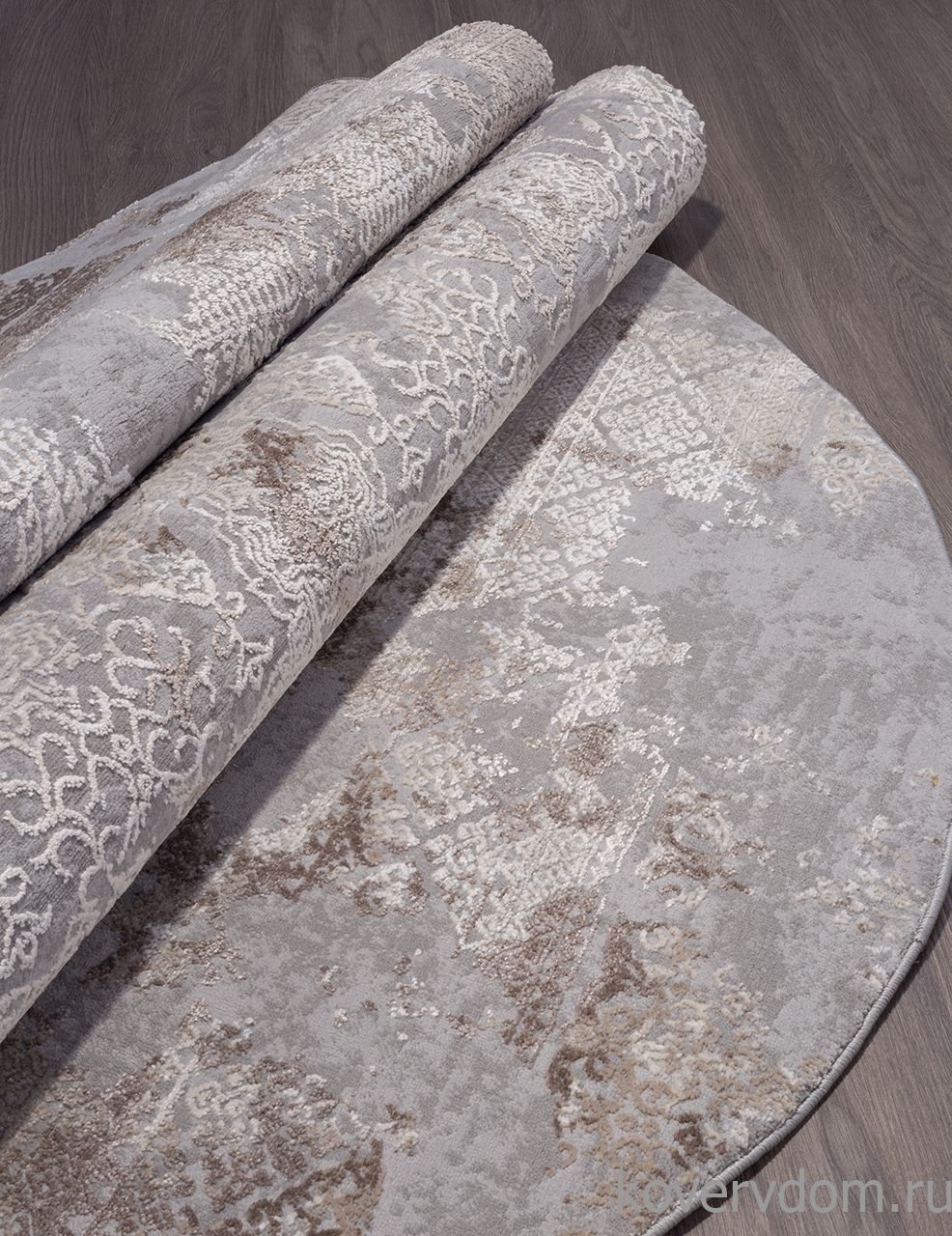 Ковер ARMINA 03851C GREY / BROWN Овал Ковер ARMINA 03851C GREY / BROWN Овал