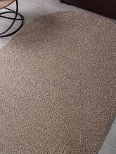 Ковер Шегги бежевый LANA T600 BEIGE 6 Овал