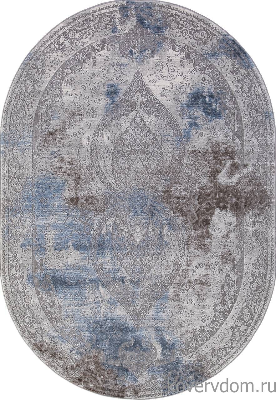 Ковер ARMINA 03879A BLUE / BLUE Овал Ковер ARMINA 03879A BLUE / BLUE Овал