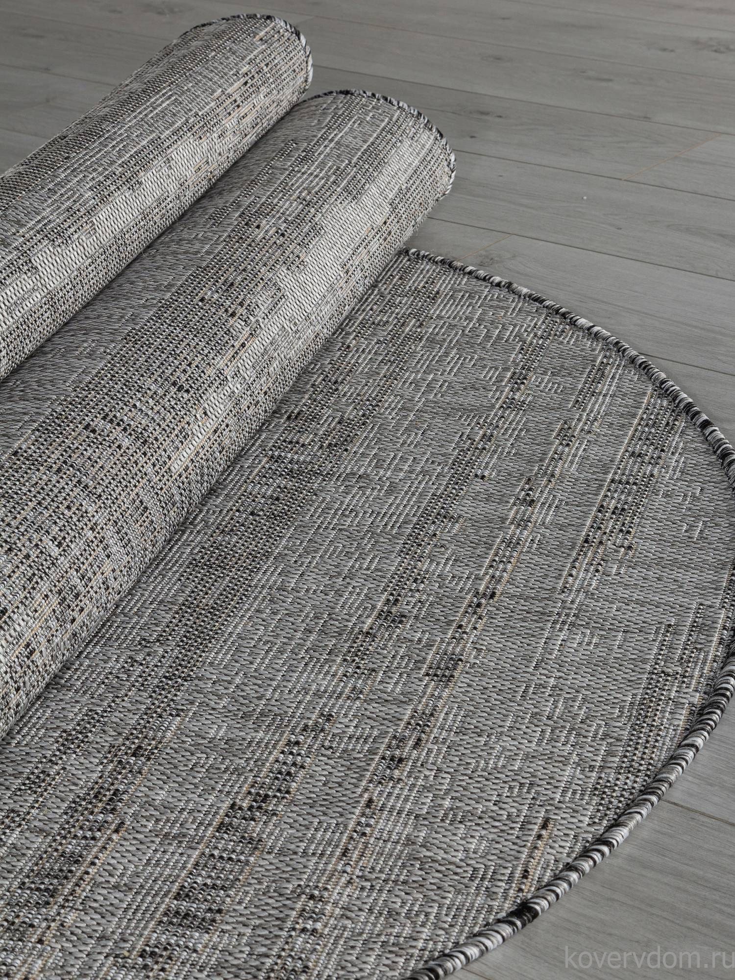 Ковер KAIR S143 DARK GRAY Овал