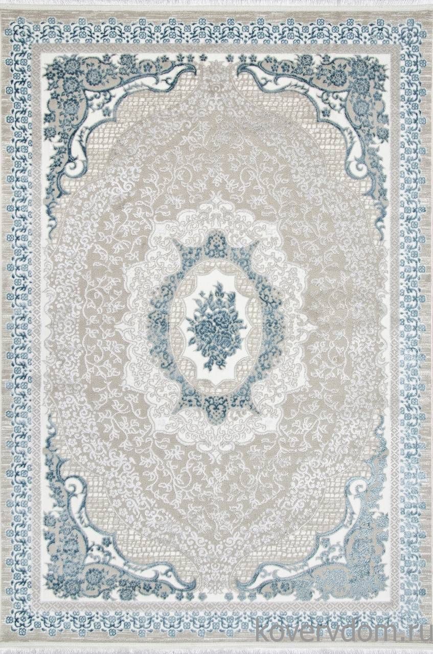 Ковер ALFANI Q010A BLUE FDY / CREAM SHRINK Ковер ALFANI Q010A BLUE FDY / CREAM SHRINK